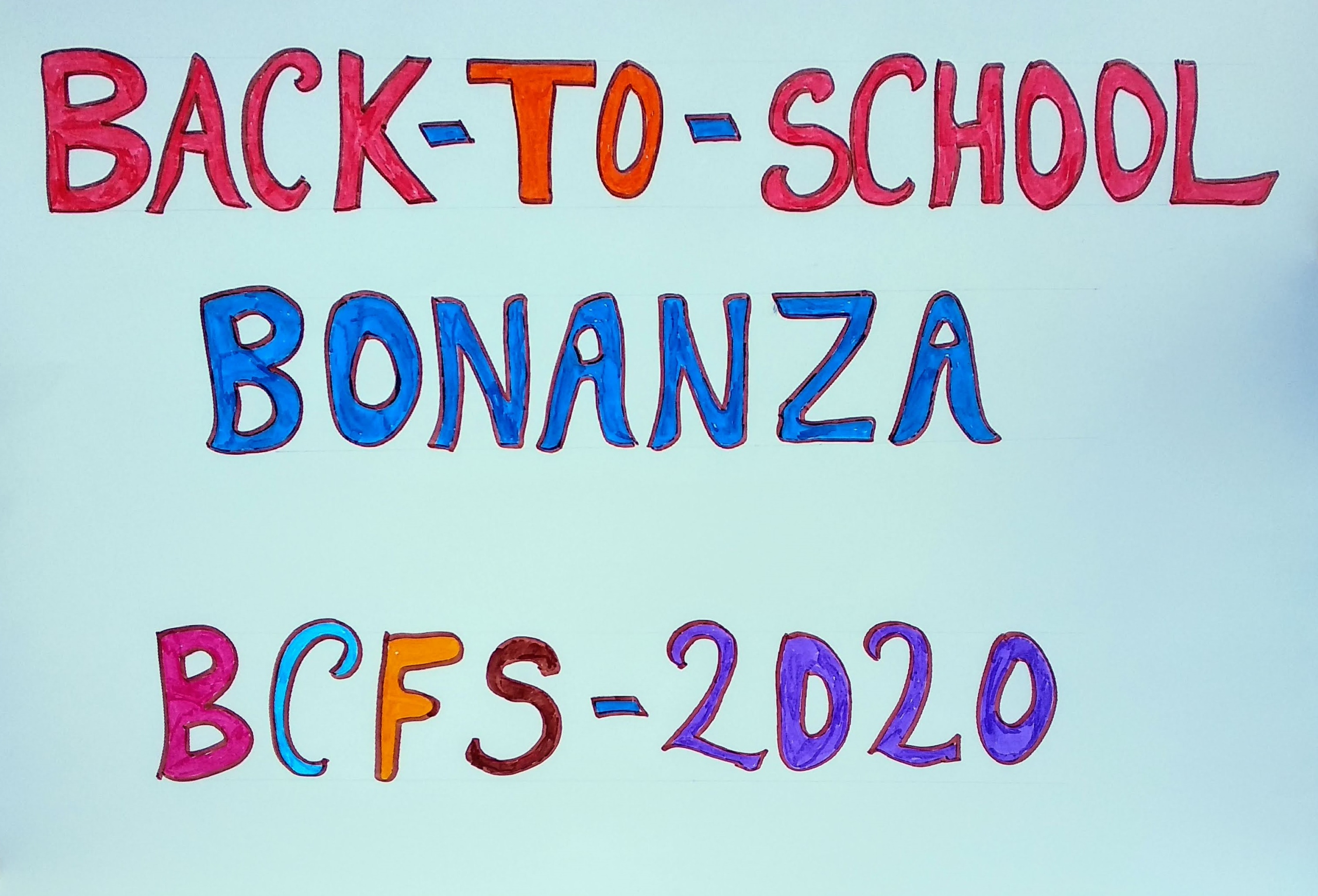 BCFS Back 2 School Bonanza
